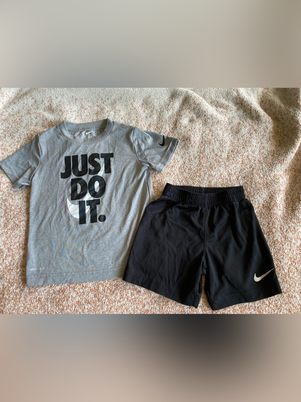 Nike Kids “Just Do It” sports clothing set- dry fit